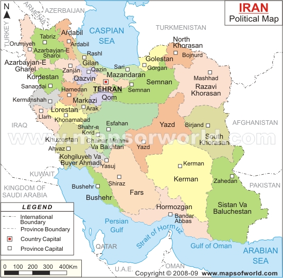 Tabriz map